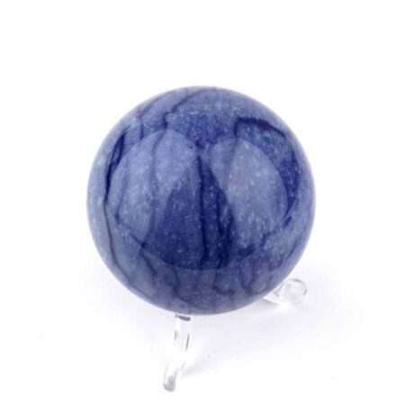 Aventurin blau | Blauquarz Kugel Ø ca. 62 mm aus Brasilien Edelsteine Heilsteine bei Wunderstein24