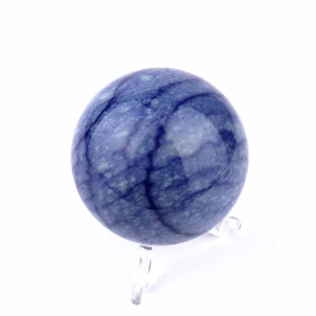 Aventurin blau | Blauquarz Kugel Ø ca. 62 mm aus Brasilien Edelsteine Heilsteine bei Wunderstein24