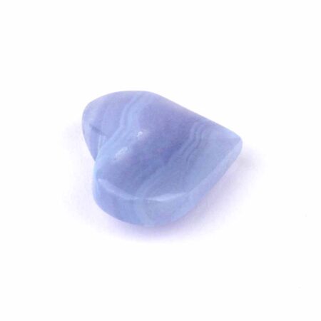 Chalcedon blau Herz Ø 36 mm in bester Qualität und Farbe Edelsteine Heilsteine bei Wunderstein24