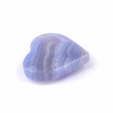 Chalcedon blau Herz Ø 45 mm in bester Qualität und Farbe Edelsteine Heilsteine bei Wunderstein24