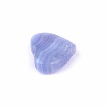 Chalcedon blau Herz Ø 31 mm in bester Qualität und Farbe Edelsteine Heilsteine bei Wunderstein24