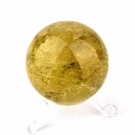 Natur Citrin Kugel Ø ca. 47 mm transparent in bester Qualität und Farbe Edelsteine Heilsteine bei Wunderstein24