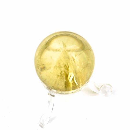 Natur Citrin Kugel Ø ca. 37 mm transparent in bester Qualität und Farbe Edelsteine Heilsteine bei Wunderstein24