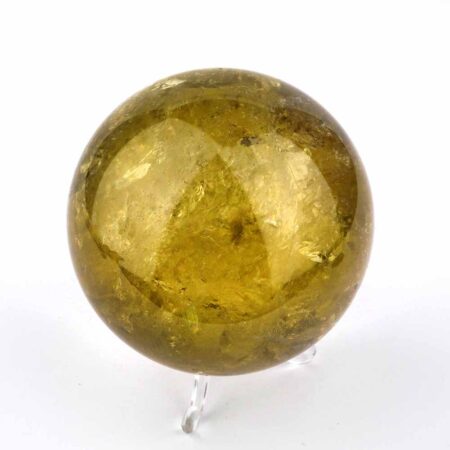 große Natur Citrin Kugel Ø ca. 91 mm transparent in bester Qualität und Farbe Edelsteine Heilsteine bei Wunderstein24