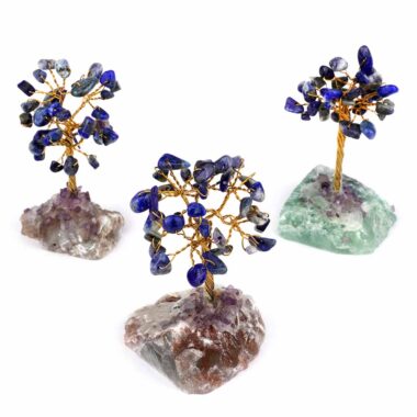 Lapislazuli Edelsteinbäumchen | Lebensbaum Höhe ca. 90 – 100 mm Edelsteine Heilsteine bei Wunderstein24