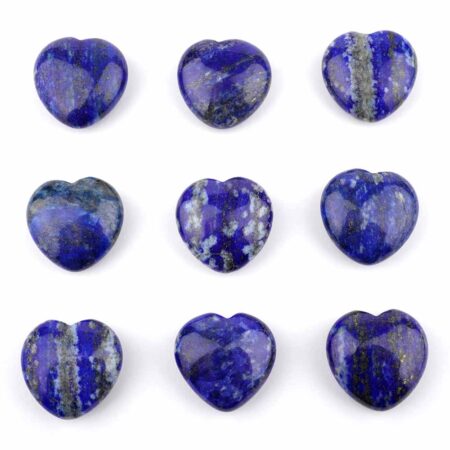 Lapislazuli Herz Ø ca. 25 mm aus Afghanistan Edelsteine Heilsteine bei Wunderstein24