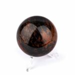 Mahagoni Obsidian Kugel Ø ca. 57 mm aus Brasilien Edelsteine Heilsteine bei Wunderstein24