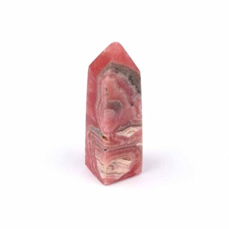 Rhodochrosit Obelisk | Spitze Höhe 47 mm poliert aus Argentinien in bester Farbe Edelsteine Heilsteine bei Wunderstein24