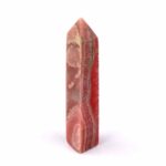 Rhodochrosit Obelisk | Spitze Höhe 67 mm poliert aus Argentinien in bester Farbe Edelsteine Heilsteine bei Wunderstein24