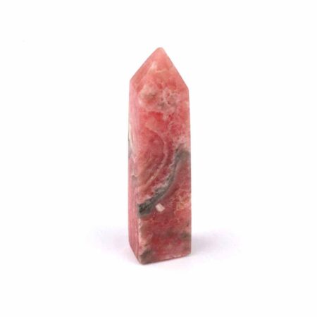 Rhodochrosit Obelisk | Spitze Höhe 52 mm poliert aus Argentinien in bester Farbe Edelsteine Heilsteine bei Wunderstein24