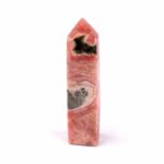 Rhodochrosit Obelisk | Spitze Höhe 42 mm poliert aus Argentinien in bester Farbe Edelsteine Heilsteine bei Wunderstein24