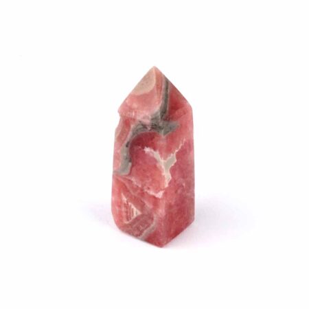 Rhodochrosit Obelisk | Spitze Höhe 42 mm poliert aus Argentinien in bester Farbe Edelsteine Heilsteine bei Wunderstein24