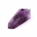 Amethyst Doppelender Länge 58 mm aus Uruguay in bester Farbe Edelsteine Heilsteine bei Wunderstein24