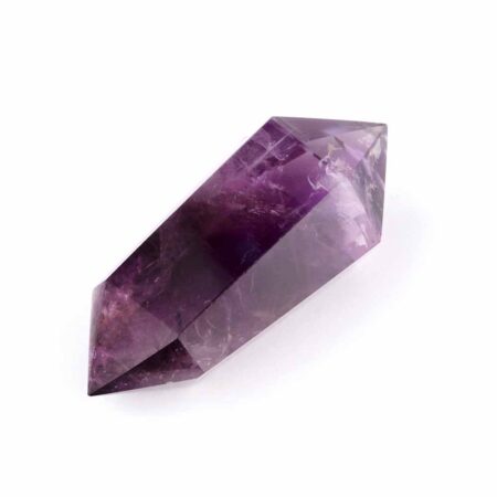 Amethyst Doppelender Länge 62 mm aus Uruguay in bester Farbe Edelsteine Heilsteine bei Wunderstein24