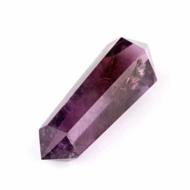 Amethyst Doppelender Länge 60 mm aus Uruguay in bester Farbe Edelsteine Heilsteine bei Wunderstein24