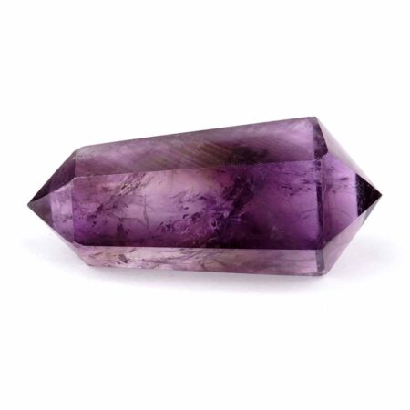 Amethyst Doppelender Länge 60 mm aus Uruguay in bester Farbe Edelsteine Heilsteine bei Wunderstein24