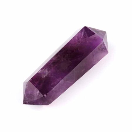 Amethyst Doppelender Länge 62 mm aus Uruguay in bester Farbe Edelsteine Heilsteine bei Wunderstein24