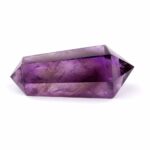 Amethyst Doppelender Länge 62 mm aus Uruguay in bester Farbe Edelsteine Heilsteine bei Wunderstein24