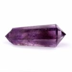 Amethyst Doppelender Länge 55 mm aus Uruguay in bester Farbe Edelsteine Heilsteine bei Wunderstein24