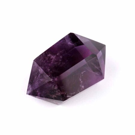 Amethyst Doppelender Länge 44 mm aus Uruguay in bester Farbe Edelsteine Heilsteine bei Wunderstein24