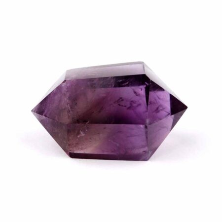 Amethyst Doppelender Länge 44 mm aus Uruguay in bester Farbe Edelsteine Heilsteine bei Wunderstein24