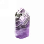 Amethyst Chevron Spitze Höhe 60 mm in bester Maserung und Farbe Edelsteine Heilsteine bei Wunderstein24