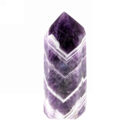 Amethyst Chevron Spitze Höhe 60 mm in bester Maserung und Farbe Edelsteine Heilsteine bei Wunderstein24