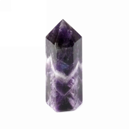 Amethyst Chevron Spitze Höhe 56 mm in bester Maserung und Farbe Edelsteine Heilsteine bei Wunderstein24