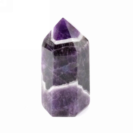 Amethyst Chevron Spitze Höhe 53 mm in bester Maserung und Farbe Edelsteine Heilsteine bei Wunderstein24