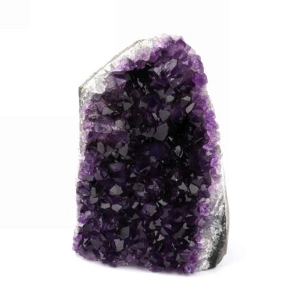 große Amethyst Stufe mit Standfläche aus Uruguay in bester Farbe Edelsteine Heilsteine bei Wunderstein24