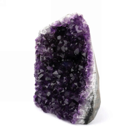 große Amethyst Stufe mit Standfläche aus Uruguay in bester Farbe Edelsteine Heilsteine bei Wunderstein24