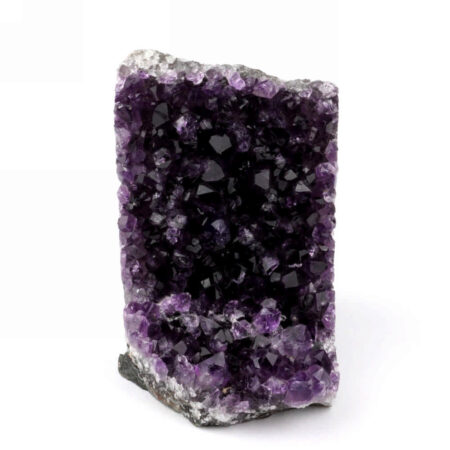 große Amethyst Stufe mit Standfläche aus Uruguay in bester Farbe Edelsteine Heilsteine bei Wunderstein24