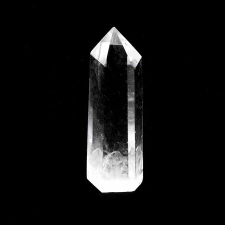 Bergkristall Spitze Höhe 72 mm transparent und glasklar aus Brasilien Edelsteine Heilsteine bei Wunderstein24
