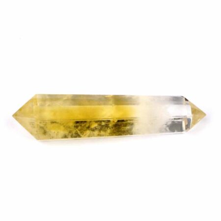Citrin Natur Doppelender Länge 97 mm transparent in sehr schöner Farbe Edelsteine Heilsteine bei Wunderstein24