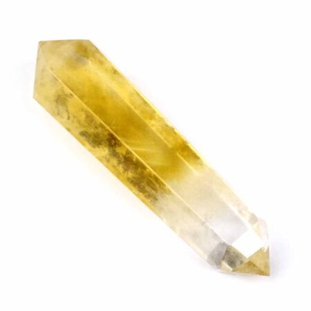 Citrin Natur Doppelender Länge 97 mm transparent in sehr schöner Farbe Edelsteine Heilsteine bei Wunderstein24