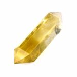 Citrin Natur Doppelender Länge 87 mm transparent in sehr schöner Farbe Edelsteine Heilsteine bei Wunderstein24