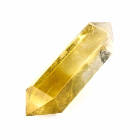 Citrin Natur Doppelender Länge 87 mm transparent in sehr schöner Farbe Edelsteine Heilsteine bei Wunderstein24