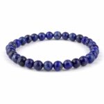 Lapislazuli Ø 8 mm Natur Kugel Edelstein Armband flexibel und dehnbar Edelsteine Heilsteine bei Wunderstein24