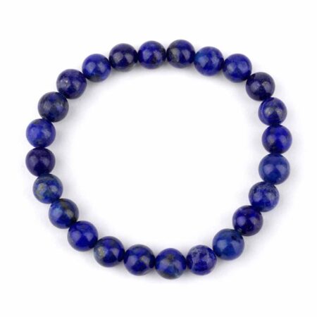 Lapislazuli Ø 8 mm Natur Kugel Edelstein Armband flexibel und dehnbar Edelsteine Heilsteine bei Wunderstein24