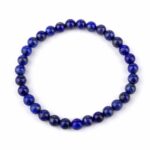 Lapislazuli Ø 6,5 mm Natur Kugel | Perlen Armband AAAA-Qualität flexibel und dehnbar Edelsteine Heilsteine bei Wunderstein24