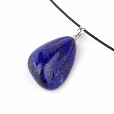 Lapislazuli Anhänger mit 925 Sterling-Silber Stiftöse in Top-Qualität Edelsteine Heilsteine bei Wunderstein24