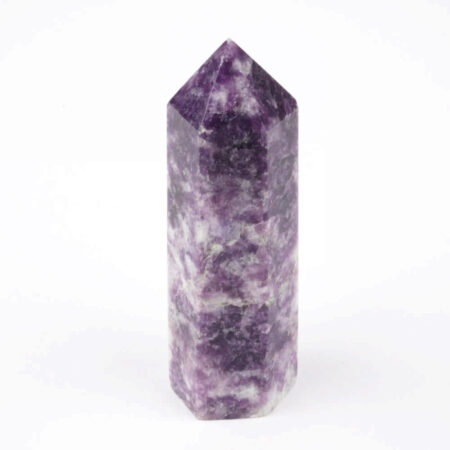 Lepidolith Spitze Höhe 75 mm aus Brasilien in sehr schöner Farbe Edelsteine Heilsteine bei Wunderstein24
