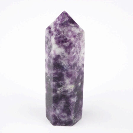 Lepidolith Spitze Höhe 80 mm aus Brasilien in sehr schöner Farbe Edelsteine Heilsteine bei Wunderstein24