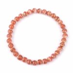 Rhodochrosit Ø 5,5 mm Kugel | Perlen Armband flexibel und dehnbar Edelsteine Heilsteine bei Wunderstein24