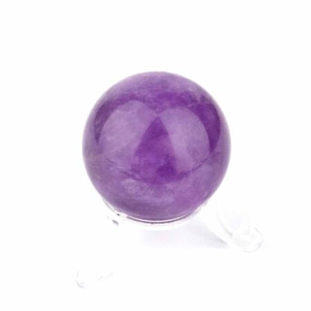 Maraba Amethyst Kugel transparent Ø 41 mm in sehr guter Farbe und Qualität Edelsteine Heilsteine bei Wunderstein24