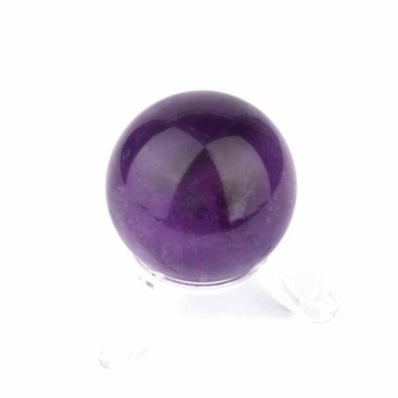 Maraba Amethyst Kugel transparent Ø 41 mm in bester Farbe und Qualität Edelsteine Heilsteine bei Wunderstein24