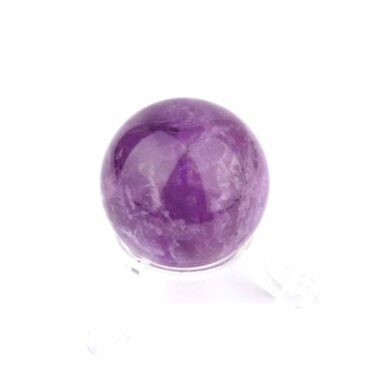 Maraba Amethyst Kugel transparent Ø 38 mm in sehr guter Farbe und Qualität Edelsteine Heilsteine bei Wunderstein24