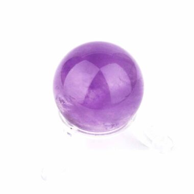 Maraba Amethyst Kugel transparent Ø 35 mm in traumhafter Farbe und bester Qualität Edelsteine Heilsteine bei Wunderstein24