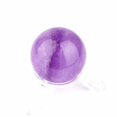 Maraba Amethyst Kugel transparent Ø 35 mm in traumhafter Farbe und bester Qualität Edelsteine Heilsteine bei Wunderstein24