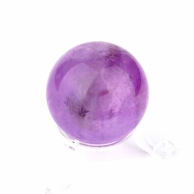 Maraba Amethyst Kugel transparent Ø 39 mm in traumhafter Farbe und bester Qualität Edelsteine Heilsteine bei Wunderstein24